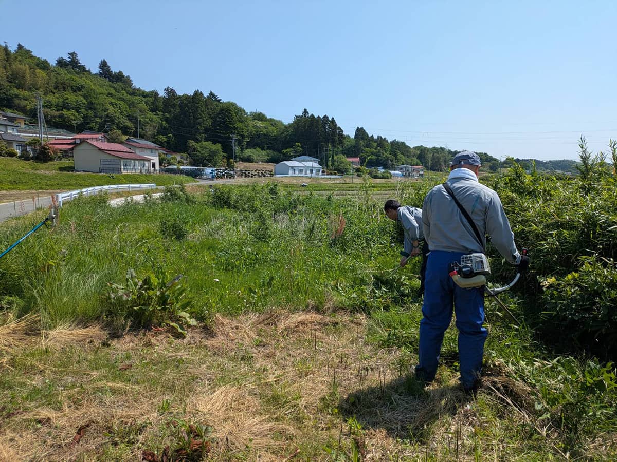北部土木事務所栗原地域事務所管内(荒川)清掃状況