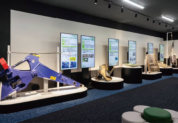 事故の実物展示