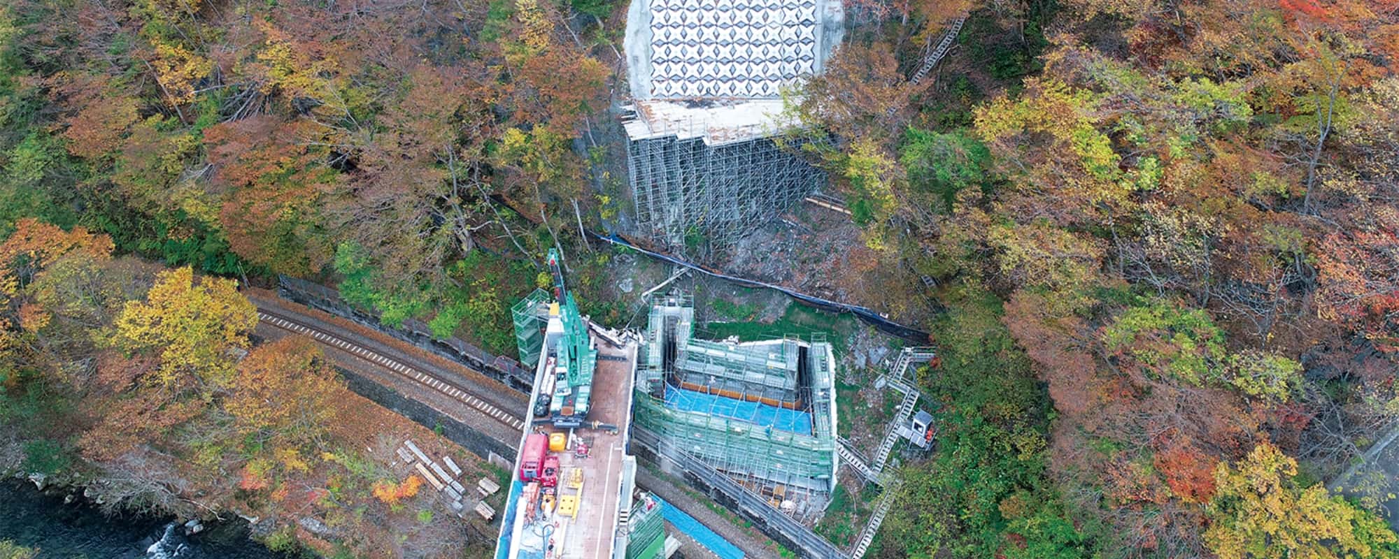 与部沢こ線橋新設工事