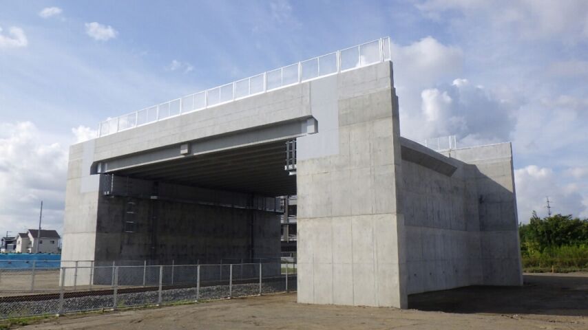 仙石貨物支線（仮）大街道東跨線橋新設工事