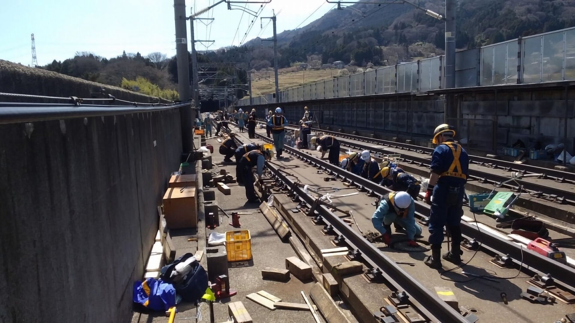 東北新幹線災害復旧工事