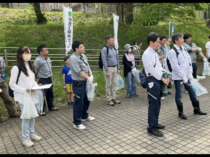 一斉清掃開会式