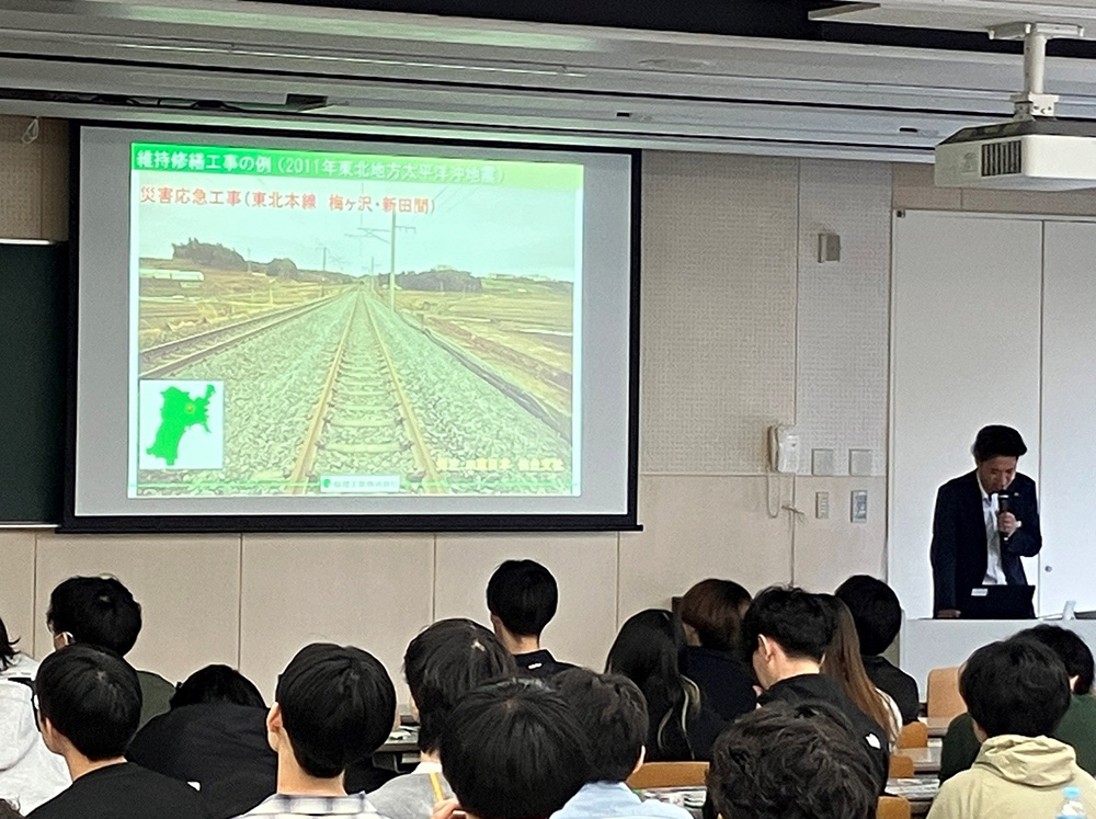小野寺社員による講話
