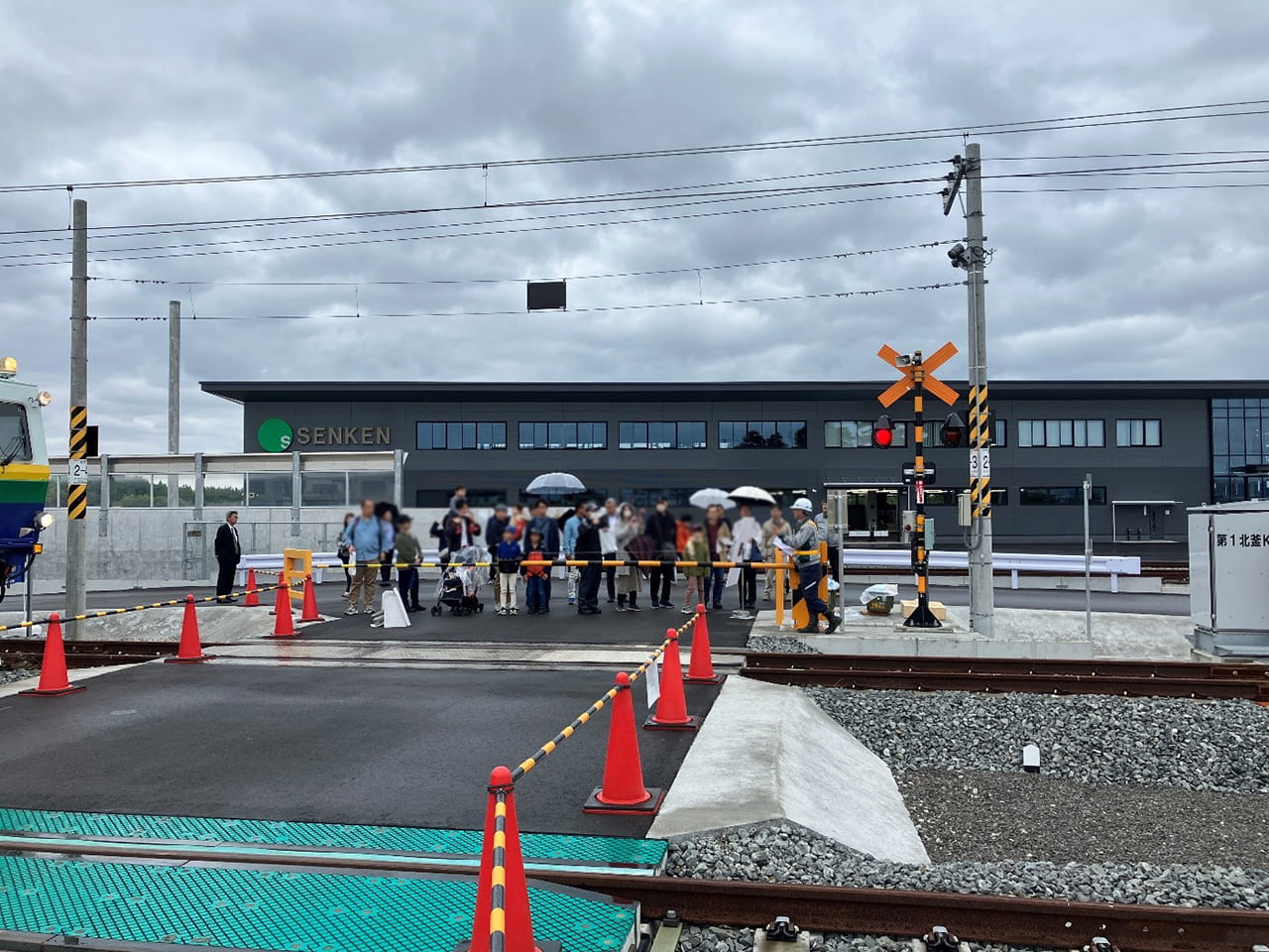 踏切鳴動・ポイント動作デモンストレーション