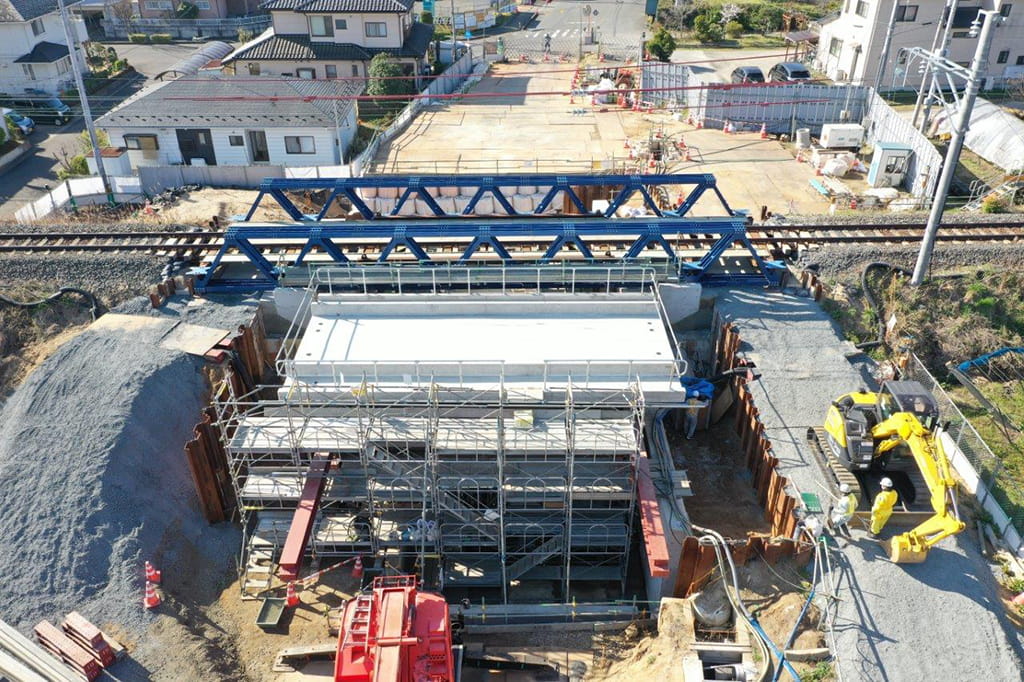 第1高子沼架道橋拡幅工事（土木）