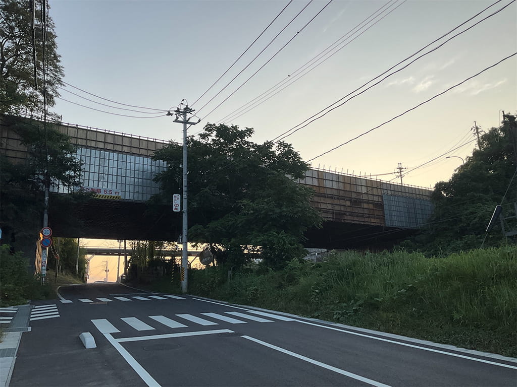 東北本線杉田・二本松間大壇こ線橋補修その他工事