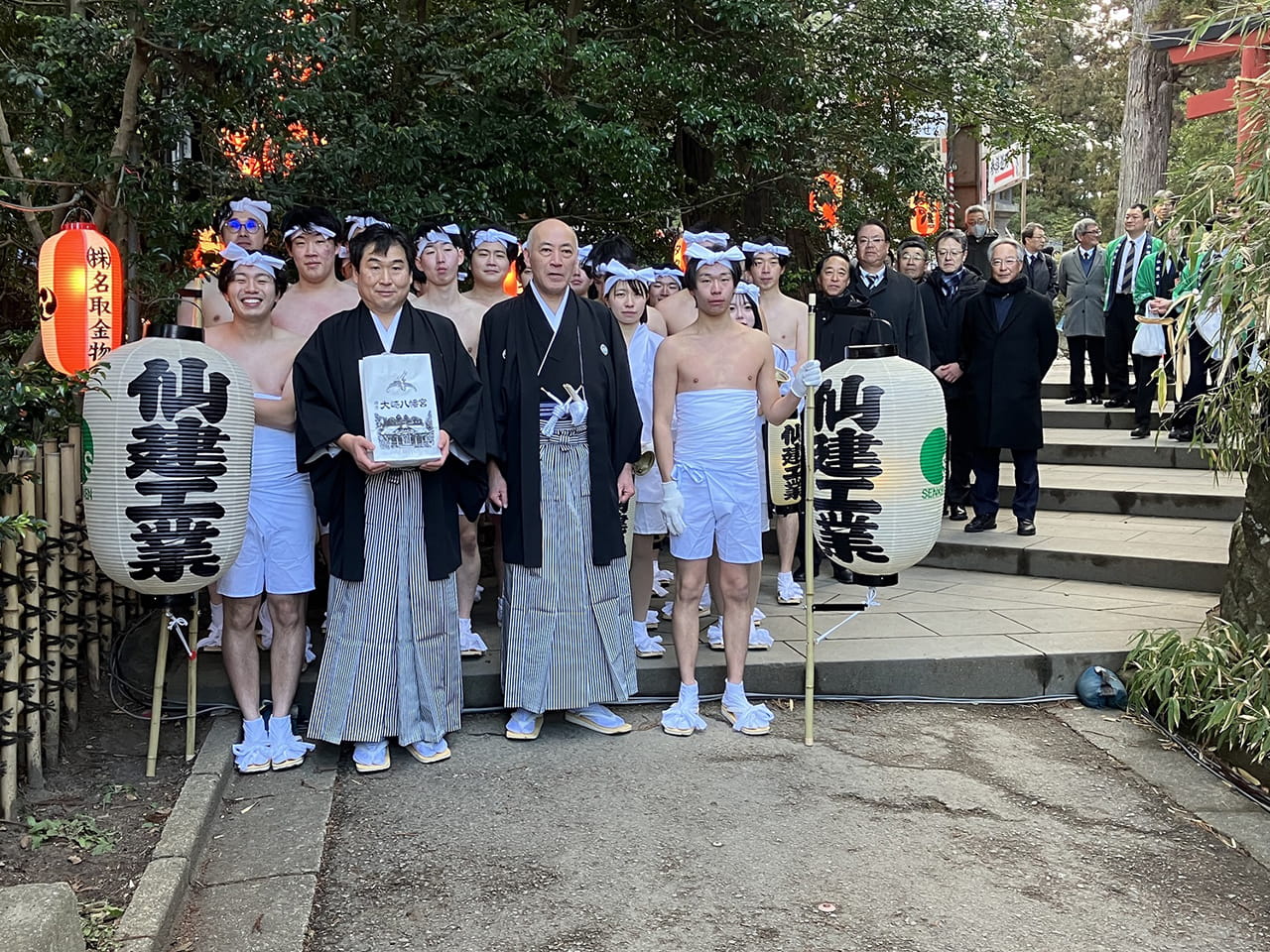 参拝後記念撮影